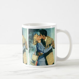 Vintage Love and Romance, Christmas Dance Coffee Mug