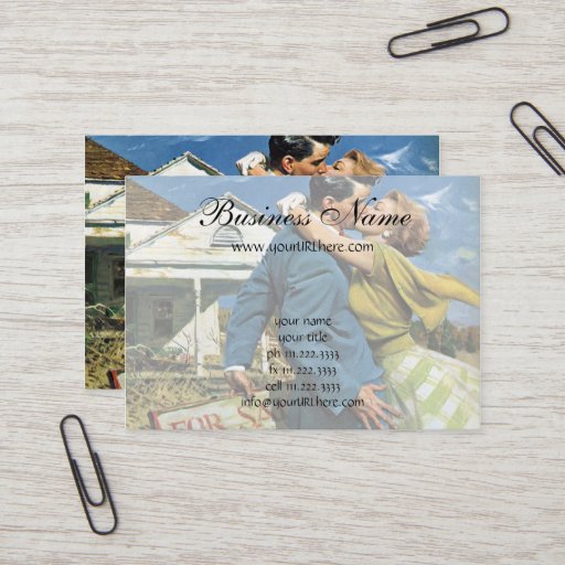 Customizable Newlyweds Business Card Templates