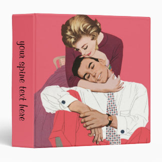 Vintage Love and Romance, Newlyweds in Pink Binder
