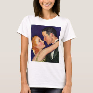 Vintage Love and Romance, Retro Hollywood Movies T-Shirt