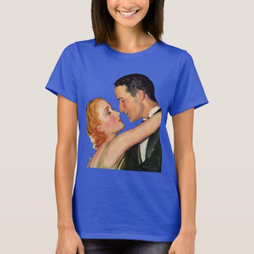 Vintage Love and Romance Retro Hollywood Movies T_Shirt