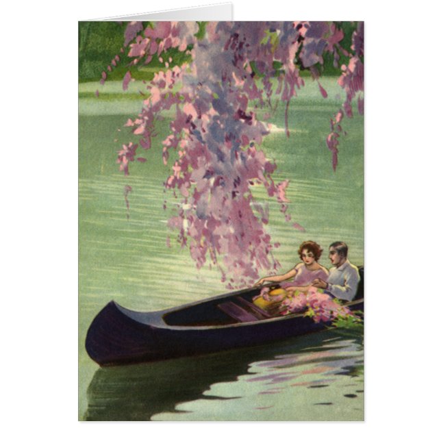 Vintage Love and Romance, Romantic Canoe Ride (Front)