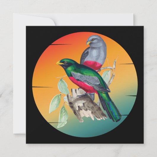 Vintage love birds (Front)
