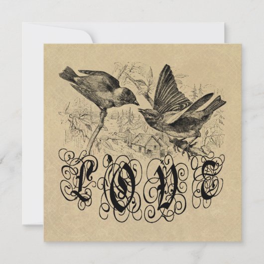 Vintage Love Birds Apparel and Gifts (Front)