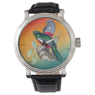 Vintage love birds  watch