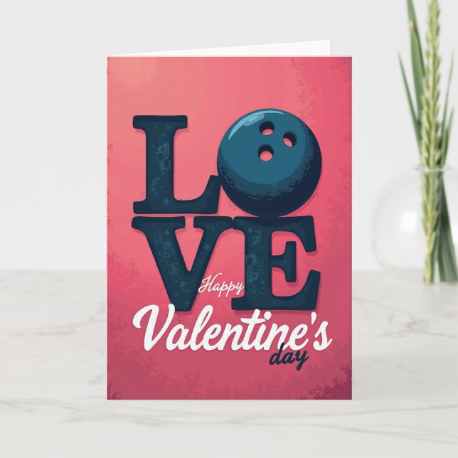 Vintage Love Bowling Card (Front)