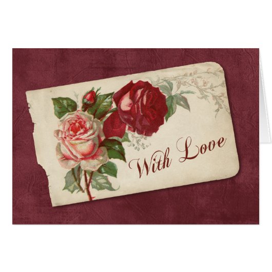 Vintage Love Cards (Front Horizontal)