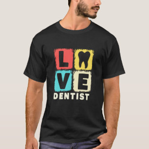 Vintage Love Dentist Dental Hygienist Dental Surge T-Shirt