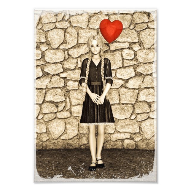 Vintage Love Photo Print (Front)