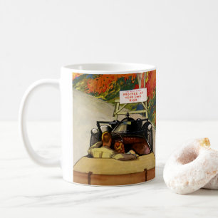 Vintage Love, Road Closed Proceed at Your Own Risk Coffee Mug