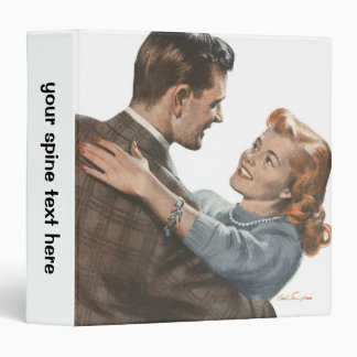Vintage Love Romance Newlyweds Shall We Dance? Binder