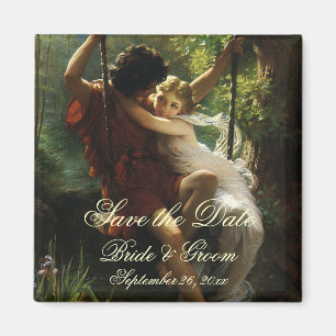 Vintage Love, Romance, Romantic, Save the Date Magnet