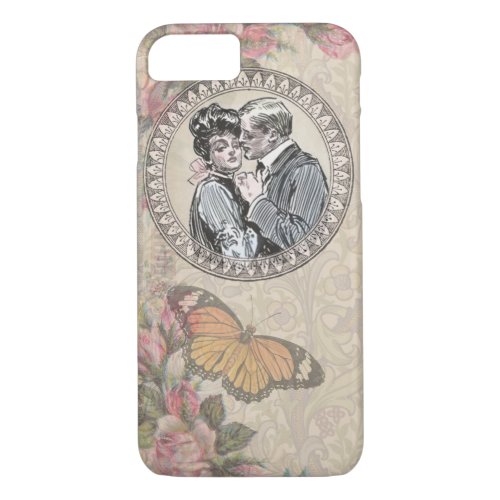 Vintage Love Romantic Wedding Valentine iPhone 87 Case