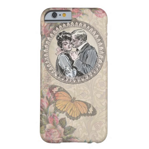 Vintage Love Romantic Wedding Valentine Barely There iPhone 6 Case