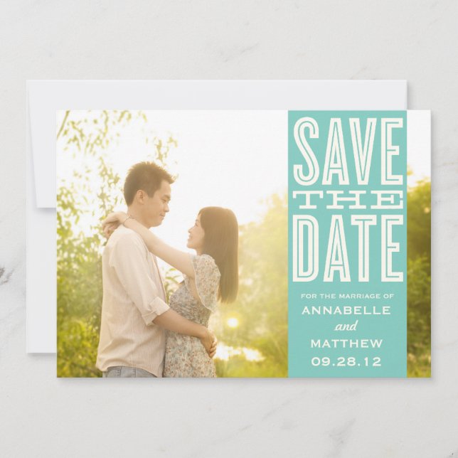 VINTAGE LOVE | SAVE THE DATE ANNOUNCEMENT (Front)