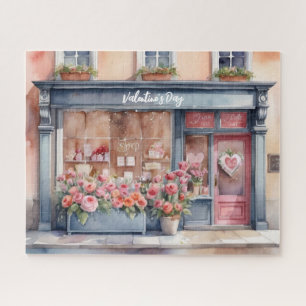 Vintage Love Window Valentine's Day Jigsaw Puzzle