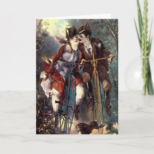 Vintage Lovers - Customize Holiday Card