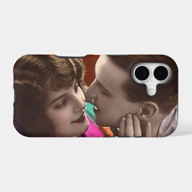 Vintage Lovers iPhone Case (Back Horizontal)