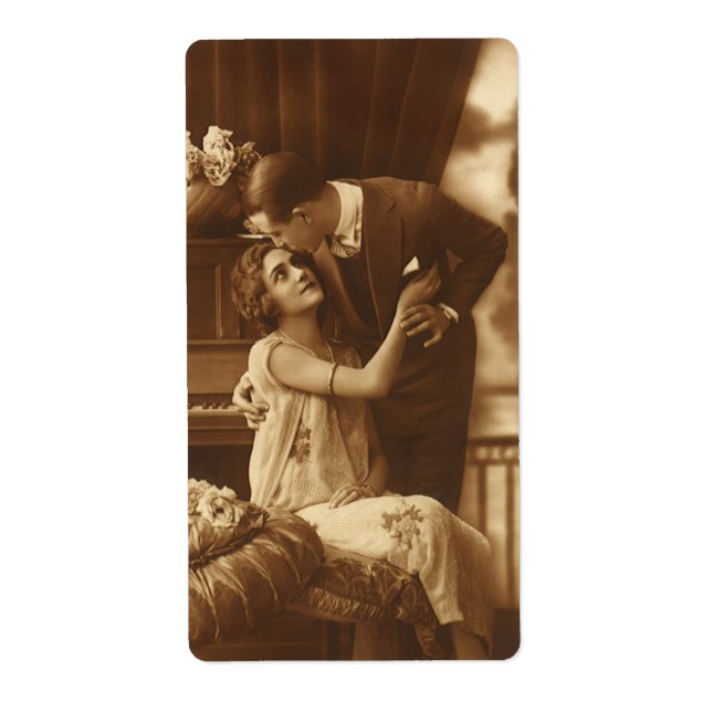 Vintage Lovers,  Love Romance Romantic Music Label (Front)