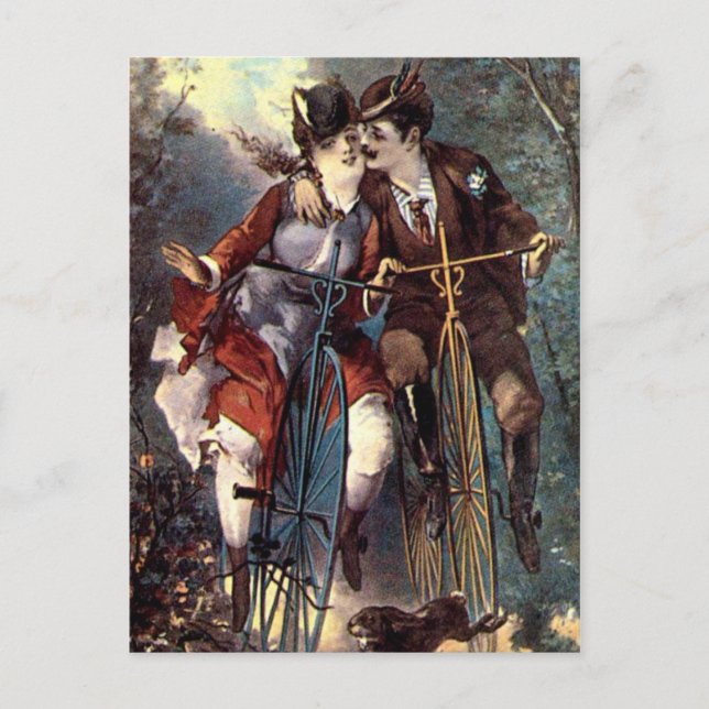 Vintage Lovers Postcard (Front)