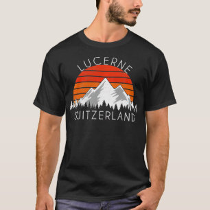 Vintage Lucerne Switzerland Distressed T-Shirt