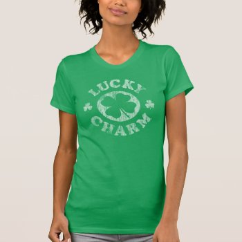 Vintage Lucky Charm T-shirt by NSKINY at Zazzle