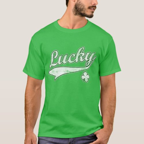 VIntage Lucky Clover T_Shirt