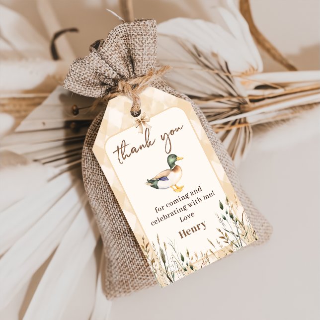 Vintage Lucky Duck Birthday Gift Tags (Creator Uploaded)