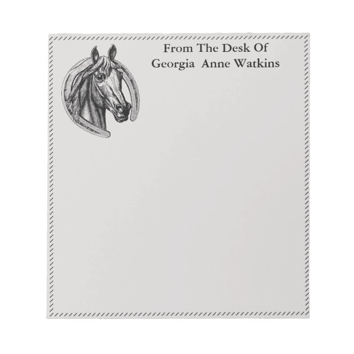 Horse Note Pad