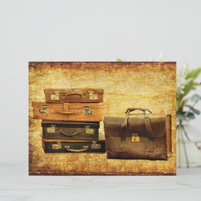 Vintage luggage (Standing Front)
