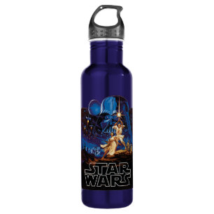 Vintage Luke Skywalker Lightsaber Theatrical Stainless Steel Water Bottle