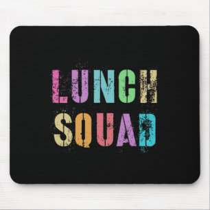 Vintage Lunch Squad Byck To School Office Food Ser Mouse Pad