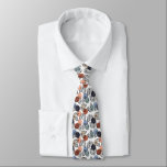 Vintage Lungs on White Neck Tie<br><div class="desc">A seamless lung pattern with some dots for effect,  on white.</div>