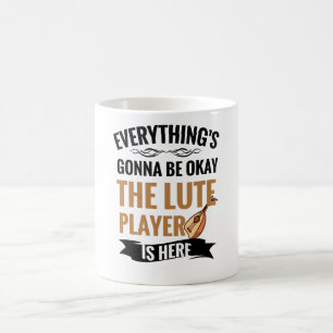 Vintage Lute Gifts Lute Players Gift Instrument Coffee Mug