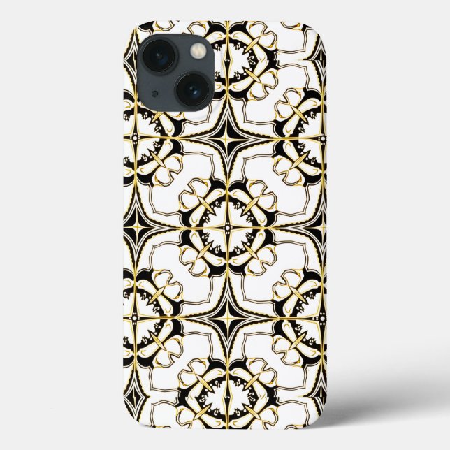 Vintage Luxe Tile Case-Mate iPhone Case (Back)