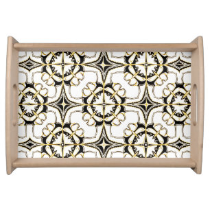 Vintage Luxe Tile Serving Tray