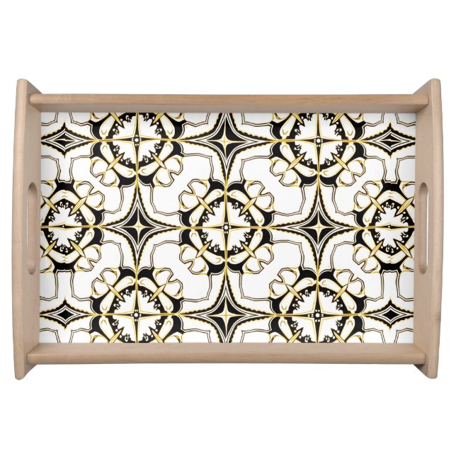 Vintage Luxe Tile Serving Tray (Front)