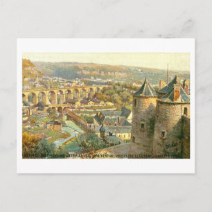 Vintage Luxembourg Postcard