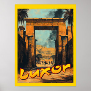 Vintage Luxor - Timeless Egyptian Elegance Poster