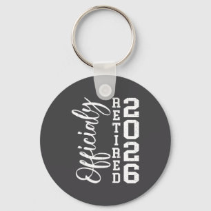 Vintage Ly Retired 2026 Funny Retirement Men Women Keychain