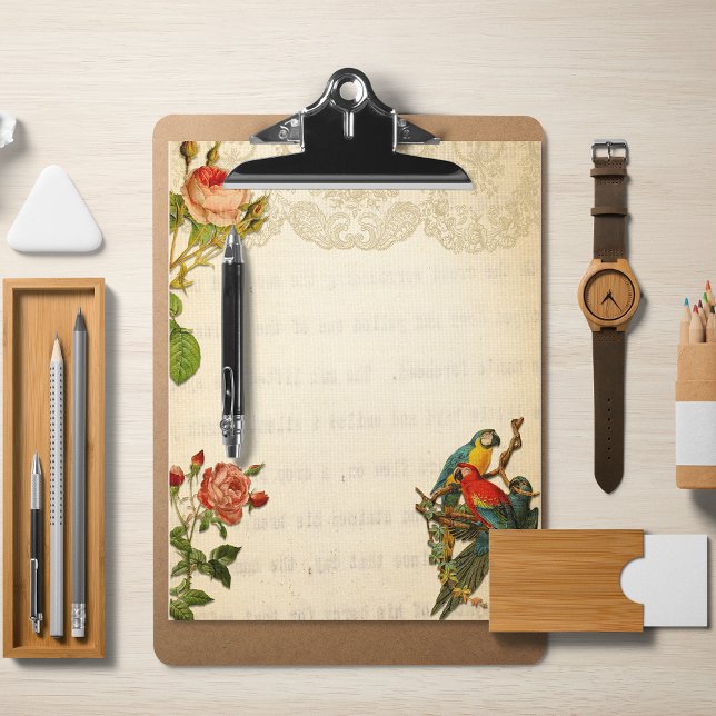 Vintage Macaws And Roses (Creator Uploaded)