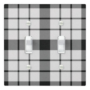 Vintage MacFarlane Clan Highland Tartan Plaid Light Switch Cover