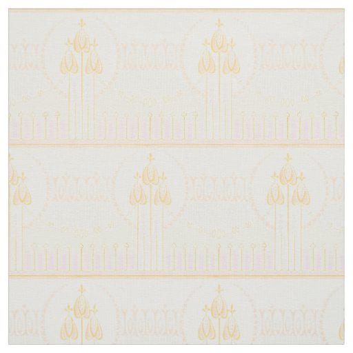 Vintage Mackintosh Inspired Rose Frieze Pattern Fabric