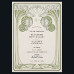 Vintage Mackintosh Trees in Bloom Sage Green Flyer<br><div class="desc">Embrace love's eternal growth with our vintage wedding invitation, inspired by the legendary Scottish architect, Charles Rennie Mackintosh. The card features two abstract Trees in Bloom surrounding the wedding details, symbolizing the intertwining lives of the couple and the roots that grow deeper with time. Mackintosh's distinctive style adds an elegant...</div>