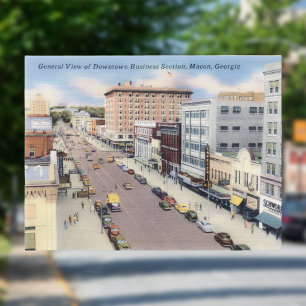 Vintage Macon, Georgia Postcard