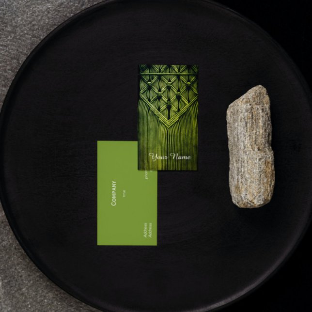 vintage Macramé look no2 Business Card (Creator Uploaded)