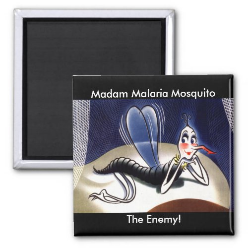 Vintage Madam Malaria Mosquito Magnet