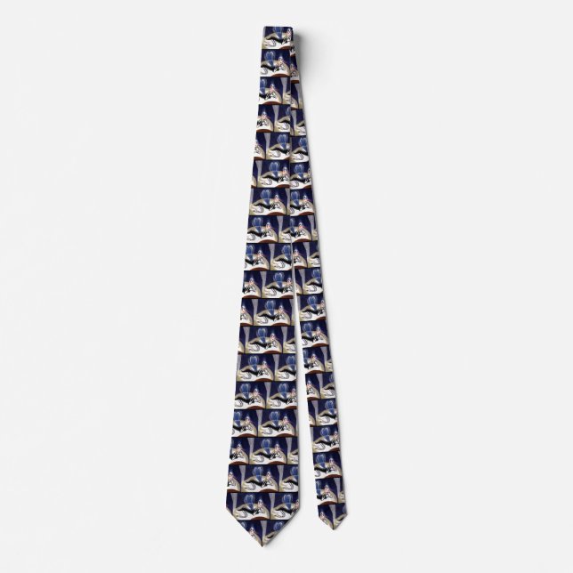 Vintage Madam Malaria Mosquito Neck Tie (Front)