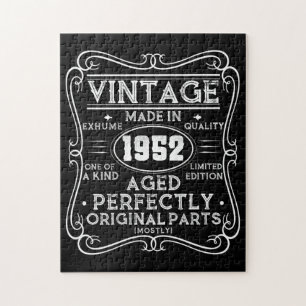 Vintage Made In 1952 Retro Classic Jigsaw Puzzle