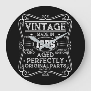 Vintage Made In 1955 Retro Classic Large Clock